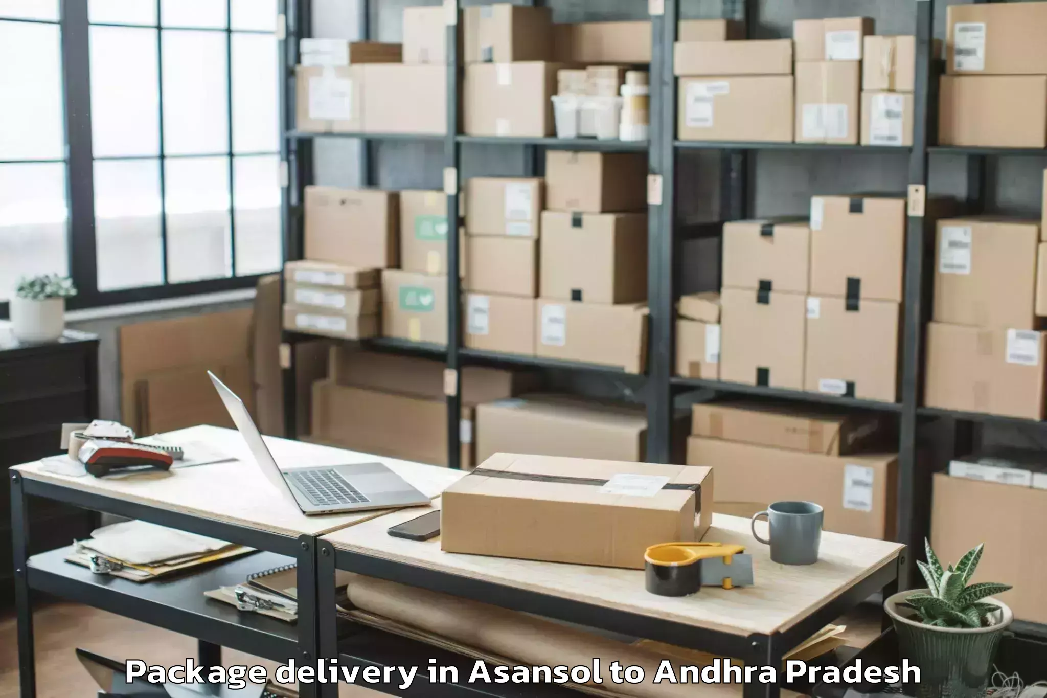 Asansol to Ganganapalle Package Delivery Booking